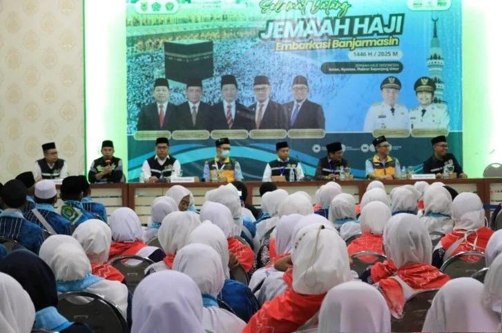 Jamaah Haji Kloter 09 Embarkasi Banjarmasin Masuki Asrama, Siap Terbang ke Tanah Suci Besok