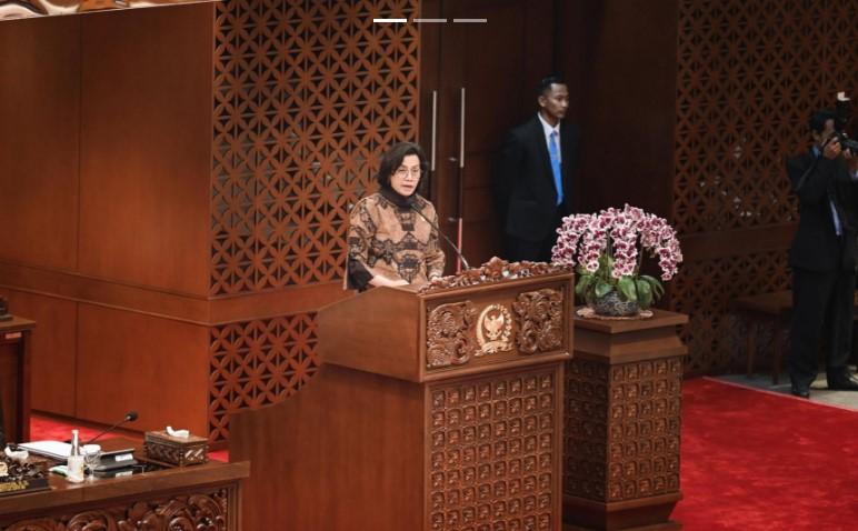 Sri Mulyani paparkan delapan strategi pembangunan untuk wujudkan Indonesia tangguh dan sejahtera.