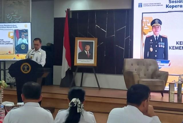 Kemenkum Lampung Dorong Percepatan Pendirian Koperasi Merah Putih di Seluruh Desa dan Kelurahan