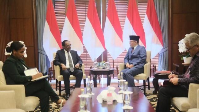 Menlu Sugiono dan Dubes Ethiopia Bahas Penguatan Kemitraan Bilateral dan Kerja Sama BRICS