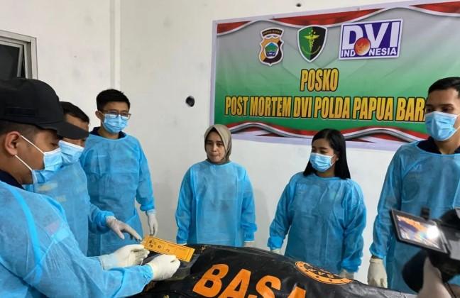 Tim DVI Identifikasi 15 Jenazah Korban Banjir Bandang Pegunungan Arfak, Proses Libatkan Keluarga Korban