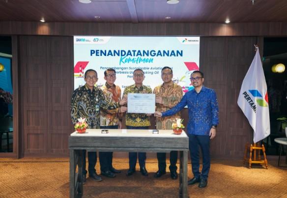 Pertamina Dorong Energi Ramah Lingkungan Lewat Proyek Avtur dari Minyak Jelantah