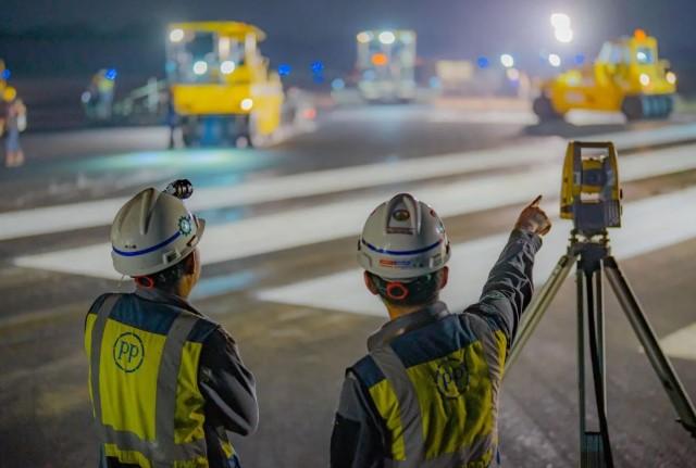 PTPP Gunakan Teknologi Canggih dalam Proyek Overlay Runway Selatan Bandara Soetta