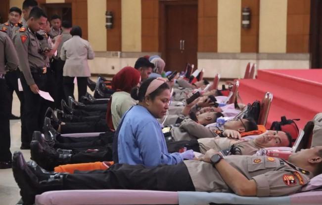 Donor Darah Warnai Dies Natalis ke-79 STIK Lemdiklat Polri, PMI Apresiasi Kepedulian Sosial