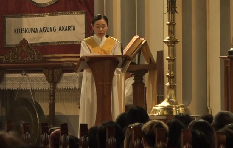 Ribuan Umat Katolik Padati Katedral Jakarta Rayakan Hari Kenaikan Yesus Kristus