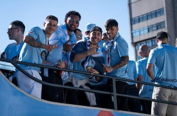Kemenangan atas Getafe antar Celta ke Liga Europa, fans sambut di Plaza de America