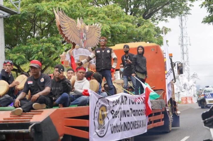Pawai Kebangsaan Warnai Peringatan Hari Lahir Pancasila di Kota Palu