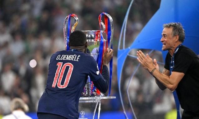 Dembele Pimpin Skuad Muda PSG Juara Liga Champions