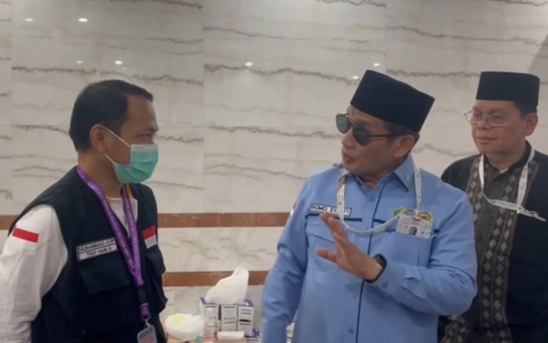 Wamenag Romo Tinjau Langsung Pelayanan Haji di Makkah, Imbau Jamaah Jaga Kesehatan