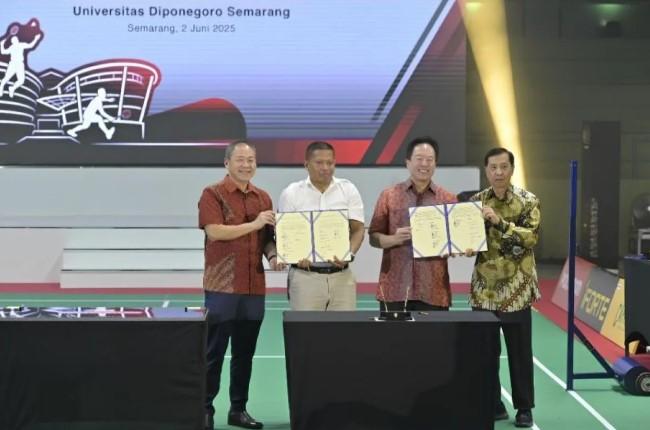 Undip Resmikan Polytron Stadium Bertaraf Internasional, Dukung Pembinaan Bulu Tangkis dari Kampus