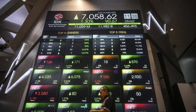 Ketegangan dagang AS-China dan penurunan surplus perdagangan RI menjadi perhatian pasar