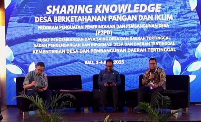 Kemendes Gelar Forum Desa Berketahanan Pangan dan Iklim di Tiga Lokasi