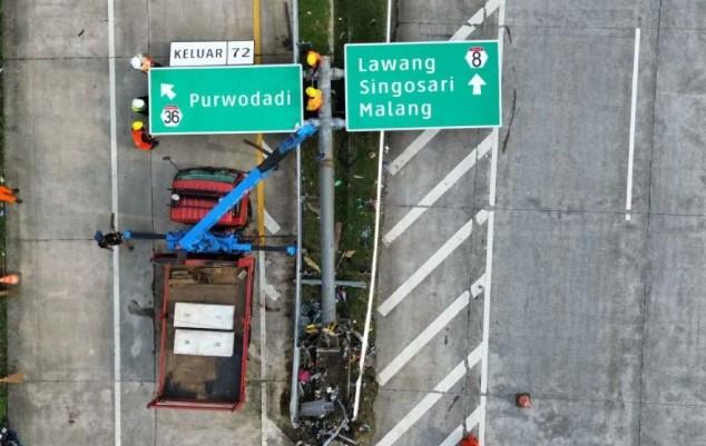 Truk Boks Diduga Alami Rem Blong, Total 10 Kendaraan Terlibat