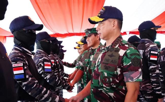 KPLB untuk 9 Prajurit, Penghargaan Diberikan di KRI Bung Karno
