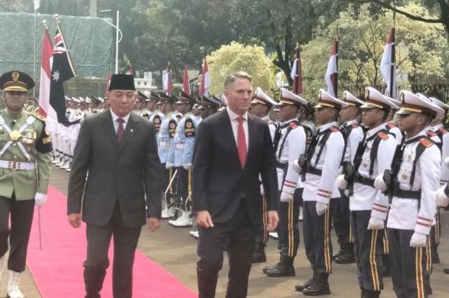 Menhan Sjafrie Terima Richard Marles di Jakarta, Fokus pada Kerja Sama Militer Indonesia–Australia