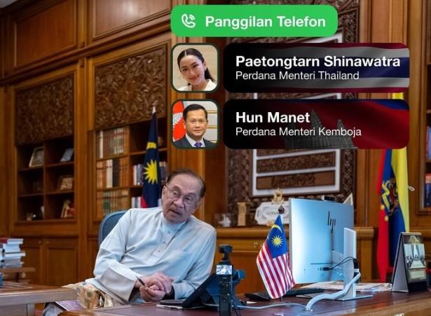 Anwar Ibrahim Imbau Thailand dan Kamboja Selesaikan Sengketa Lewat Jalur Diplomatik