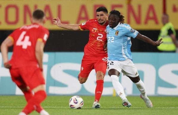 Makedonia Utara Tahan Imbang Belgia 1-1 di Kualifikasi Piala Dunia 2026