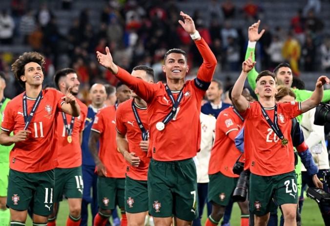 Bangganya Cristiano Ronaldo pada Generasi Muda Portugal Usai Juara UEFA Nations League