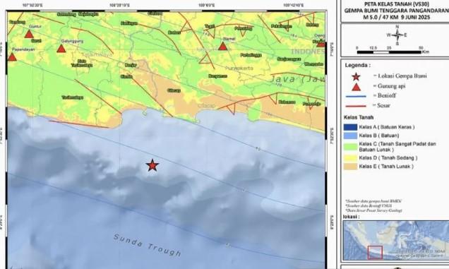 Gempa Tidak Berpotensi Tsunami, Wilayah dengan Tanah Lunak Dianggap Lebih Rentan