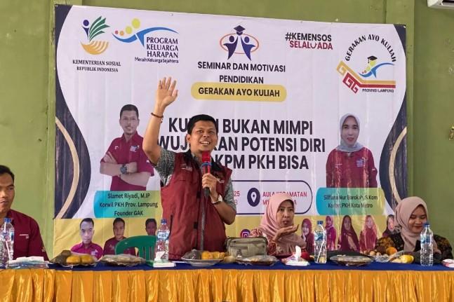 227 Anak Penerima PKH Lampung Diterima Masuk di Berbagai Kampus Negeri
