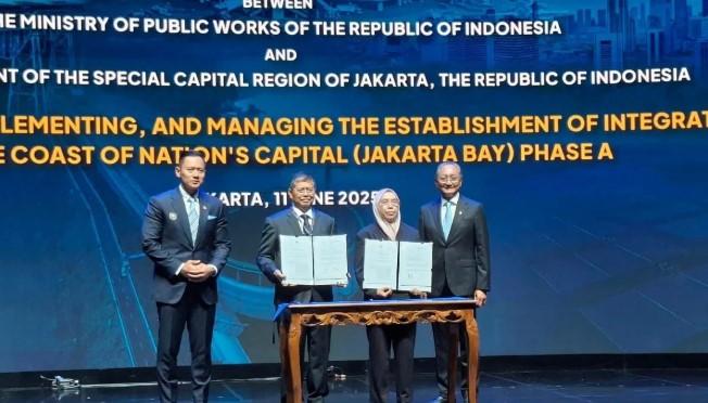 Bagian dari Program NCICD, Proyek Tanggul Laut Raksasa Dilanjutkan