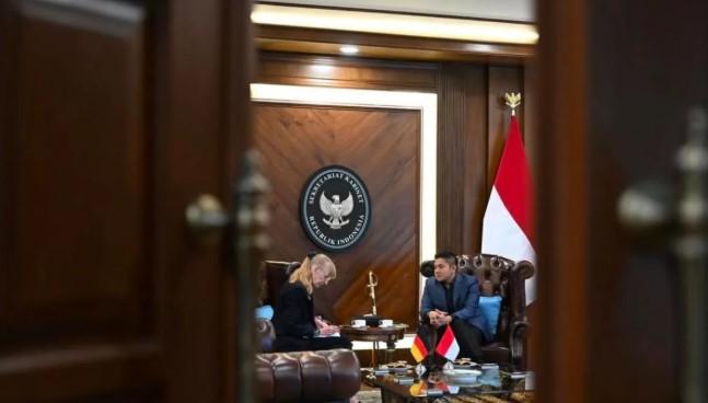 Duta Besar Jerman Berpamitan kepada Seskab RI, Bahas Penguatan Hubungan Indonesia-Jerman