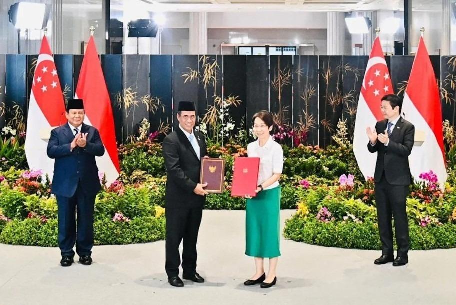 Indonesia dan Singapura Sepakati Kerja Sama Pangan dan Teknologi Pertanian, Disaksikan Presiden Prabowo dan PM Wong