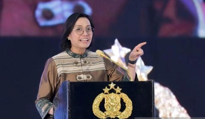 Menkeu Sri Mulyani Minta Polri Kawal Kesehatan APBN dan Kepastian Hukum untuk Pertumbuhan Ekonomi