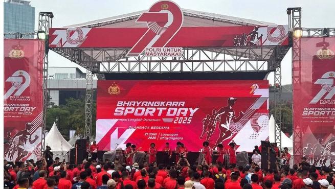 Bhayangkara Sport Day 2025 Resmi Dibuka, Kapolri Tegaskan Pentingnya Sinergi dan Soliditas Antarinstansi