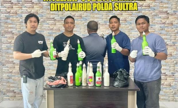 Nelayan Pengebom Ikan di Pulau Bokori Ditangkap, Polda Sultra Sita 14 Bom Siap Ledak