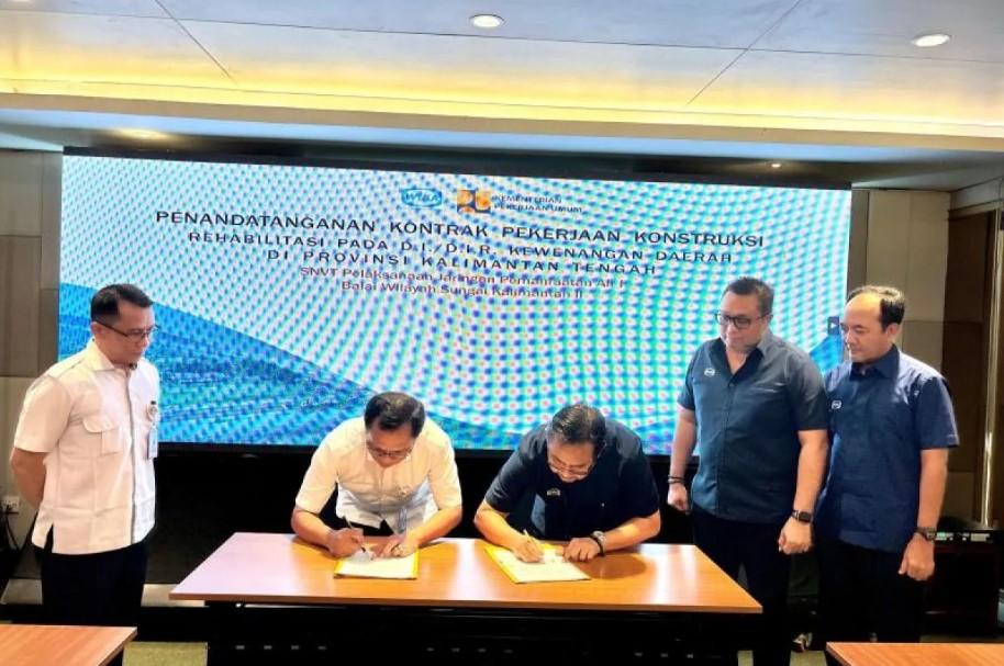 WIKA Raih Proyek Rehabilitasi Irigasi di Kalimantan Tengah, Dukung Ketahanan Pangan Nasional