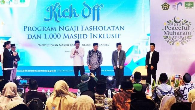 Kemenag Luncurkan Program 1.000 Masjid Ramah Disabilitas dan Lansia, Dorong Masjid Jadi Ruang Inklusif