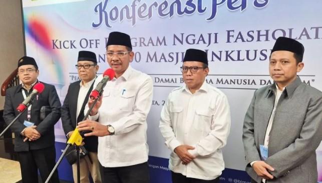 Kemenag Siapkan Bantuan Rp15 Juta per Masjid untuk Wujudkan 1.000 Masjid Inklusif Ramah Disabilitas dan Lansia