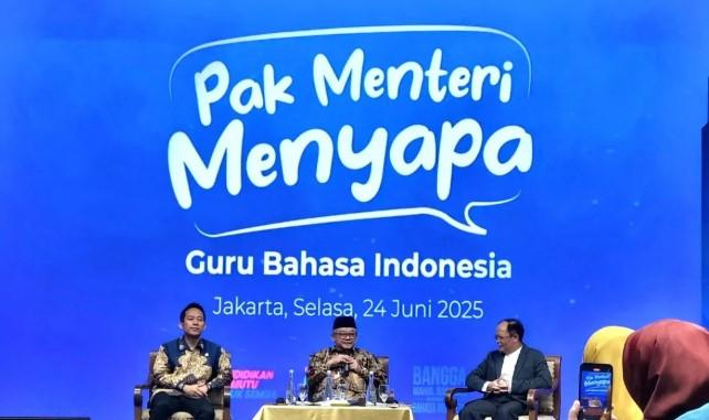 Transformasi Pembelajaran Bahasa Indonesia Diangkat dalam Forum “Pak Menteri Menyapa Guru”