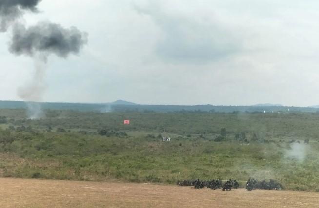 Kopasgat TNI AU Gelar Simulasi Serangan Mortir di Latihan Jalak Sakti dan Hardha Marutha I 2025