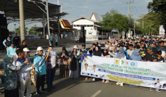 Ribuan Warga Banjarmasin Ikuti Jalan Sehat Sambut 1 Muharram, Perkuat Iman dan Silaturahmi