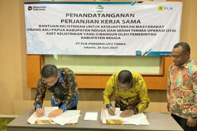 Pemkab Nduga dan PLN Sepakati Program “Nduga Terang” demi Kesejahteraan Masyarakat Papua