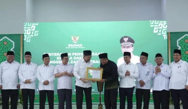 Bupati Ciamis Raih Penghargaan Kepala Daerah Penggerak Zakat Terbaik dari Baznas RI