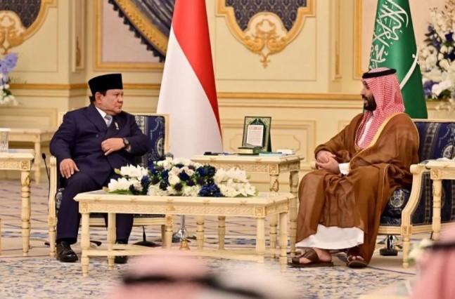 Prabowo Bertemu MBS di Jeddah, Sepakat Perkuat Kerja Sama Kesehatan dan Pelayanan Haji