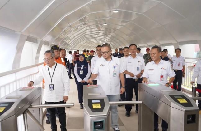Skybridge Bogor–Paledang Resmi Beroperasi, Tingkatkan Integrasi KRL dan KA Pangrango