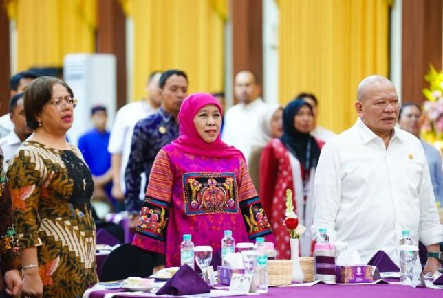 Gubernur Khofifah Tegaskan Jawa Timur Sebagai Episentrum Majapahit dan Contoh Nasional Kemandirian Pangan