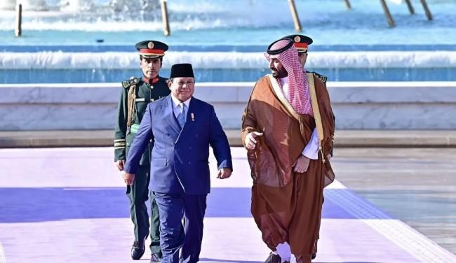 Prabowo Undang Pangeran MBS ke Indonesia, Sepakat Tingkatkan Kerja Sama Strategis dan Suarakan Solidaritas untuk Palestina