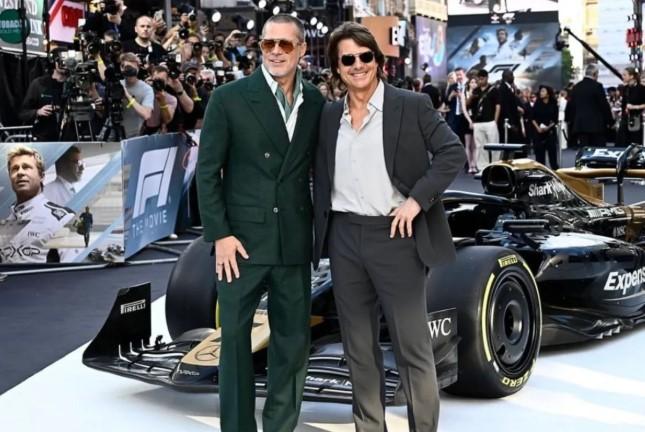 Brad Pitt Ungkap Pernah Nyaris Bintangi "Ford v Ferrari" Bersama Tom Cruise, Kini Fokus pada Film F1