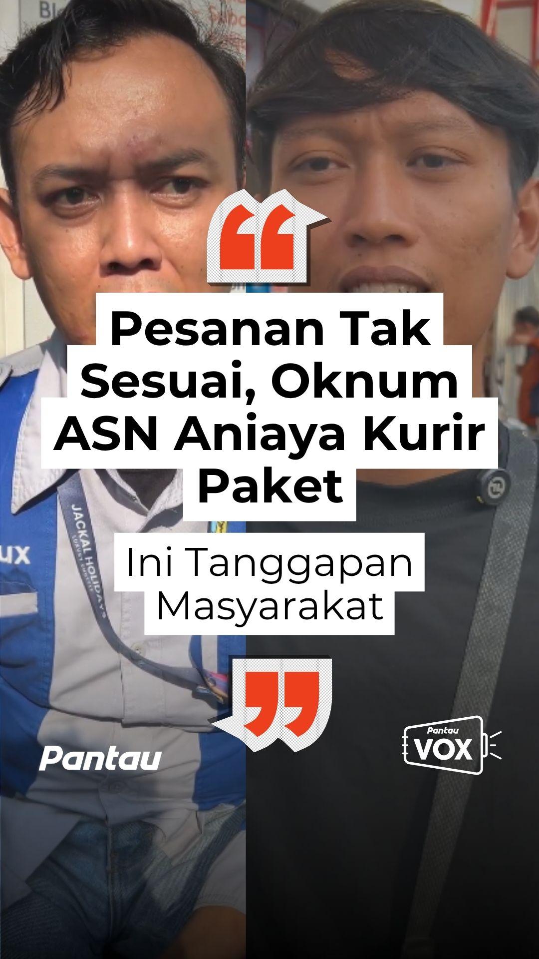 OKNUM ASN ANIAYA KURIR PAKET