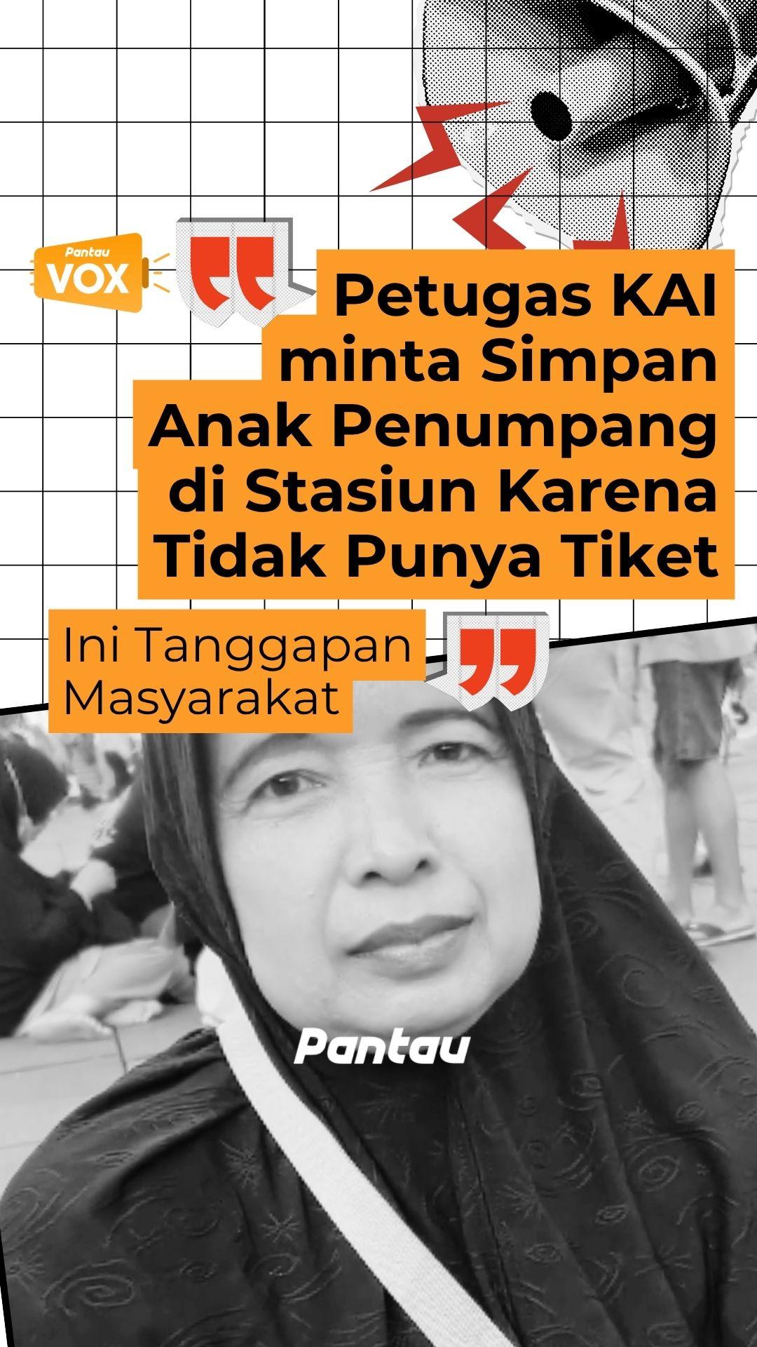 PETUGAS KAI MINTA SIMPAN ANAK PEREMPUAN DI STATIUN KARENA TIDAK PUNYA TIKET