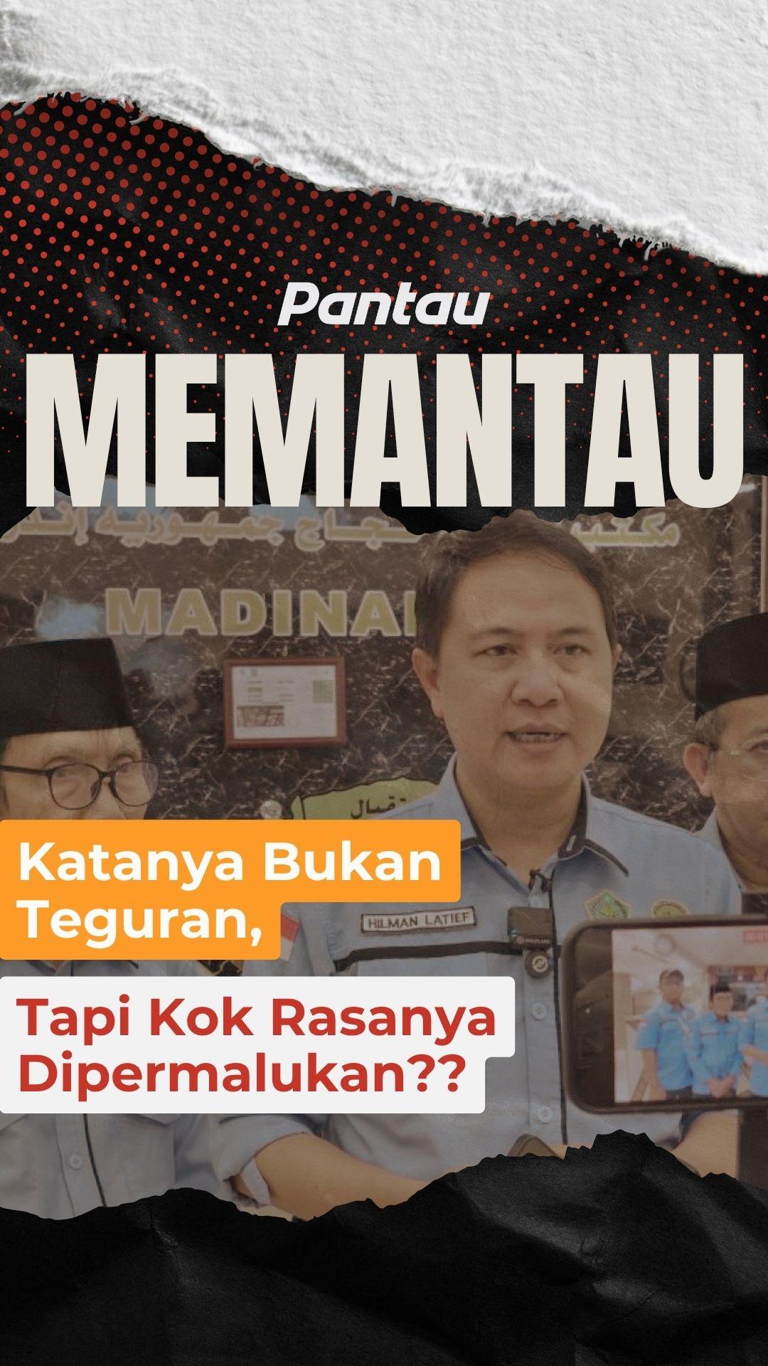 KATANYA BUKAN TEGURAN, TAPI KOK RASANYA DIPERMALUKAN