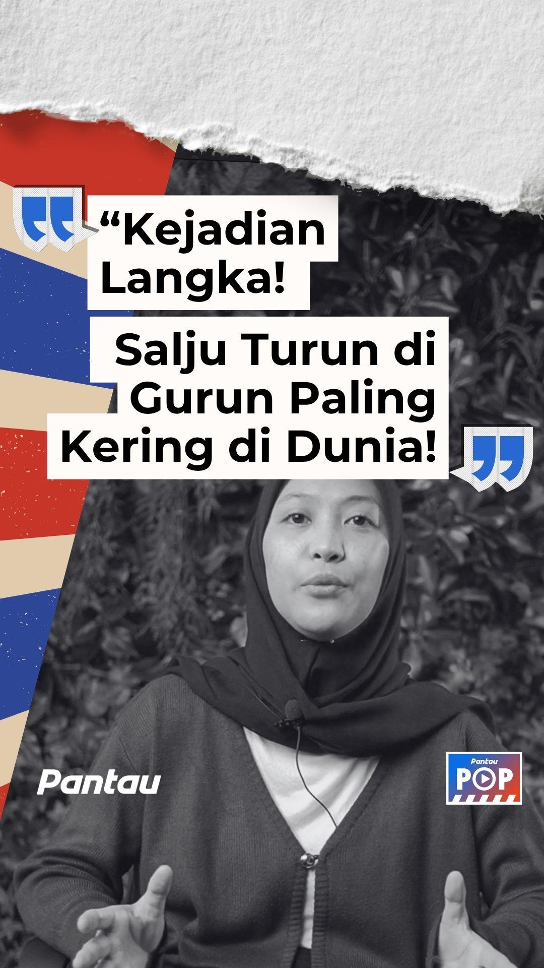 KEJADIAN LANGKA SALJU TURUN DI GUNUNG PALING KERING DI DUNIA