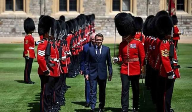 Di Parlemen Inggris, Macron Serukan Eropa Kurangi Ketergantungan pada AS dan China