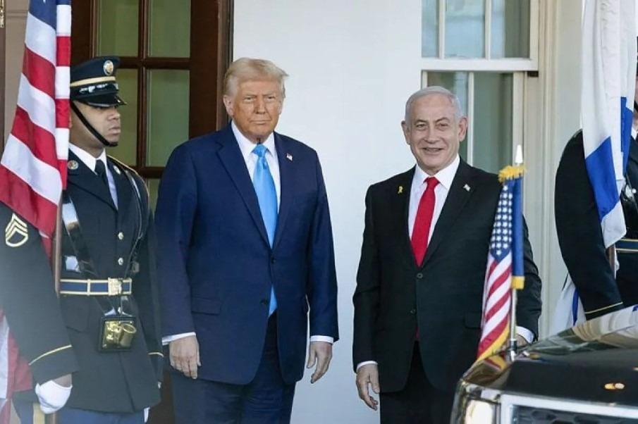 Trump dan Netanyahu Bahas Gencatan Senjata Gaza di Oval Office, Delegasi Qatar Juga Hadir di Gedung Putih