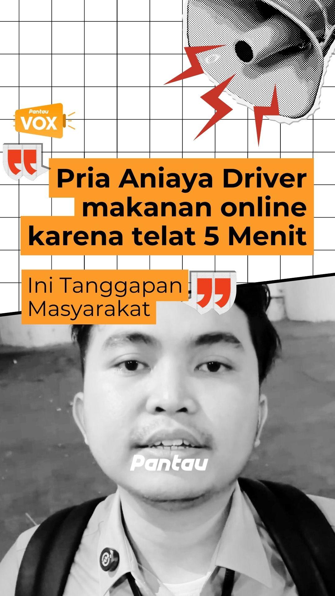 PRIA ANIAYA DRIVER KARENA TELAT 5 MENIT